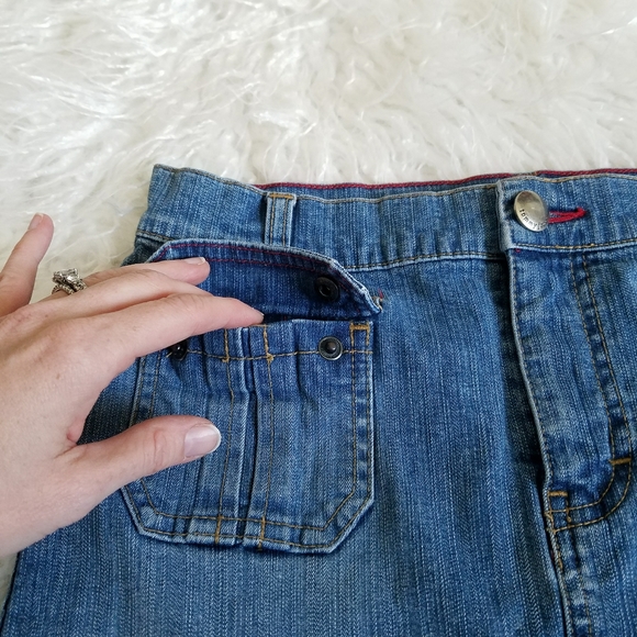 Tommy Hilfiger Blue Jean Denim Mini Skirt - Picture 5 of 12